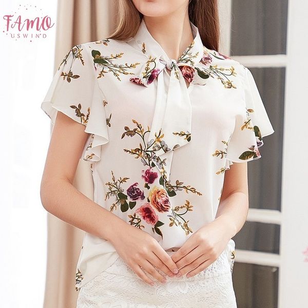 elegant summer 2020 bow tie office short sleeve fashion casual blouse printed tee female womens short sleeve blusas femininas, White
elegant summer 2020 bow tie office short sleeve fashion casual blouse printed tee female womens short sleeve blusas femininas, White