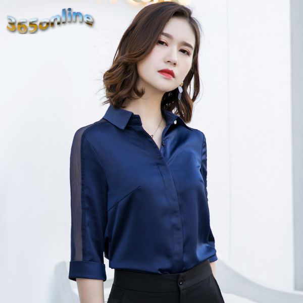 formal styles elegant blue half sleeve spring summer blouses shirts for women business work wear ladies blouse clothes, White
formal styles elegant blue half sleeve spring summer blouses shirts for women business work wear ladies blouse clothes, White