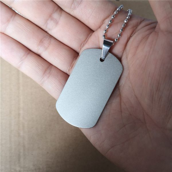 sublimation blank army card dog tag necklaces pendants transfer blank diy custom necklace pendant consumable, Silver
sublimation blank army card dog tag necklaces pendants transfer blank diy custom necklace pendant consumable, Silver