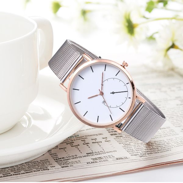 womens wrist watch classic quartz stainless steel bracelet watches bayan kol saati reloj mujer marcas famosas de lujo 2019, Slivery;brown
womens wrist watch classic quartz stainless steel bracelet watches bayan kol saati reloj mujer marcas famosas de lujo 2019, Slivery;brown