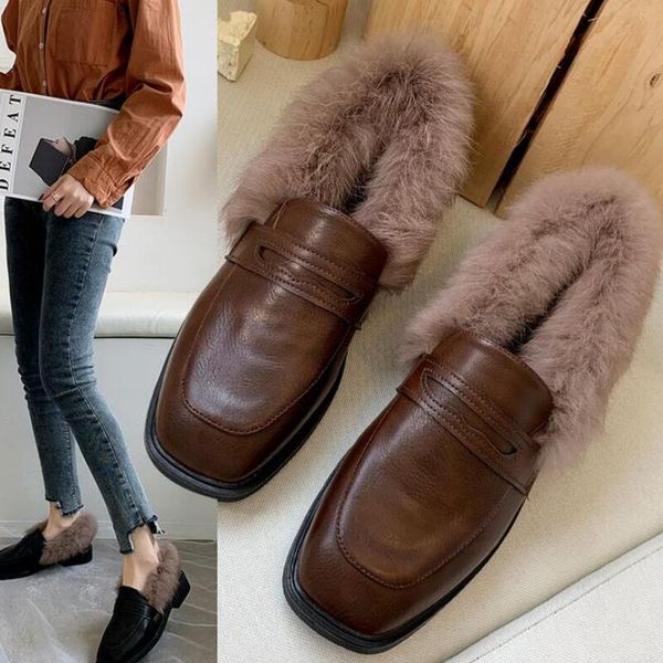fashion autumn winter women faux fur pu leather flats femme oxfords footwear ladies loafers shoes woman zapatos de mujer, Black
fashion autumn winter women faux fur pu leather flats femme oxfords footwear ladies loafers shoes woman zapatos de mujer, Black