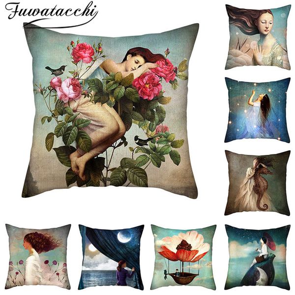 fuwatacchi pure linen cushion cover cartoon character pattern pillow cover for home chair sofa decorative pillowcases 45x45cm
fuwatacchi pure linen cushion cover cartoon character pattern pillow cover for home chair sofa decorative pillowcases 45x45cm