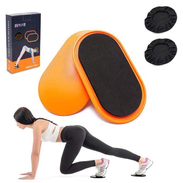 1 pair fitness gliding discs core slider with 2 foot covers whole-body workout coordination training home gym exercise equipment
1 pair fitness gliding discs core slider with 2 foot covers whole-body workout coordination training home gym exercise equipment