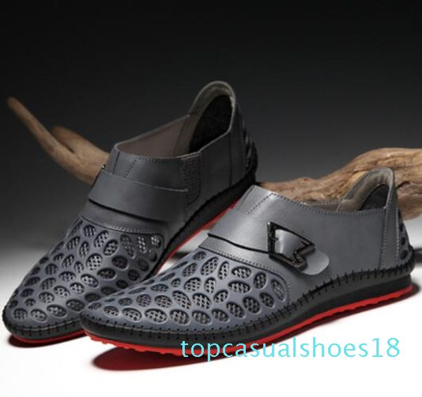 summer genuine leather mens sandals breathable hollow out classic mens flat sandals solid rubber leather male casual t18, Black
summer genuine leather mens sandals breathable hollow out classic mens flat sandals solid rubber leather male casual t18, Black