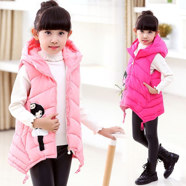 girls winter thickened warm down cotton vests children cute cartoon hooded windproof waistcoat kids casual irregular hem vest, Blue
girls winter thickened warm down cotton vests children cute cartoon hooded windproof waistcoat kids casual irregular hem vest, Blue