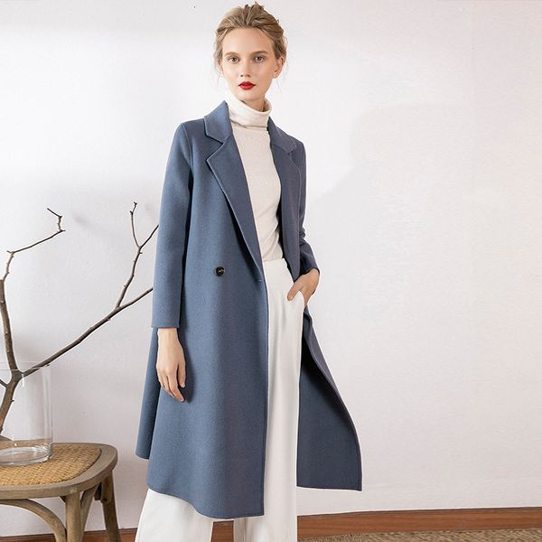 2019 autumn and winter two-sided cashmere overcoat girls long down trench women loose woolen cashmere windbreaker female 198008, Black
2019 autumn and winter two-sided cashmere overcoat girls long down trench women loose woolen cashmere windbreaker female 198008, Black