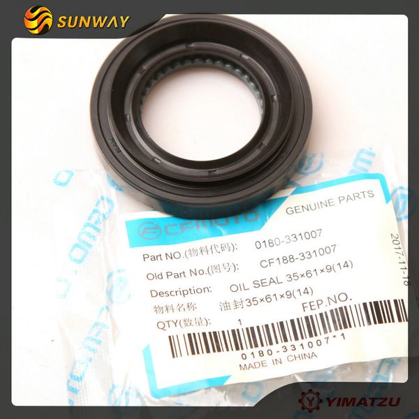 yimatzu atv utv parts oil seal 35*61*9(14) for cfmoto cf500 191q 2v91w cf500 cf600 cf625 cf800-2 3 series
yimatzu atv utv parts oil seal 35*61*9(14) for cfmoto cf500 191q 2v91w cf500 cf600 cf625 cf800-2 3 series