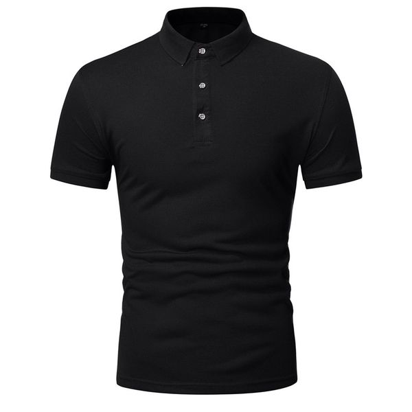 mens summer solid color polo shirt casual slim fit short sleeve lapel neck designer polos male clothes, White;black
mens summer solid color polo shirt casual slim fit short sleeve lapel neck designer polos male clothes, White;black