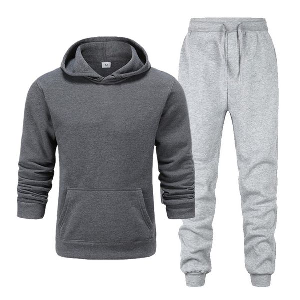wholesale french terry fleece 2 piece sports active-wear hoodie and jogging pants sweatshirt tracksuit for men, Gray
wholesale french terry fleece 2 piece sports active-wear hoodie and jogging pants sweatshirt tracksuit for men, Gray