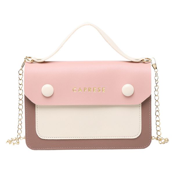 2020 summer women small chain bag color matching simple fashion korean-style messenger bag chain shoulder soft pu leather
2020 summer women small chain bag color matching simple fashion korean-style messenger bag chain shoulder soft pu leather