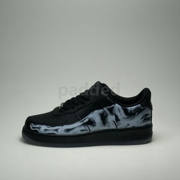 2019 men black white forces low qs skeleton halloween skateboard shoes 1 1s women bone walking trainers sneakers size 36-45, White;red
2019 men black white forces low qs skeleton halloween skateboard shoes 1 1s women bone walking trainers sneakers size 36-45, White;red