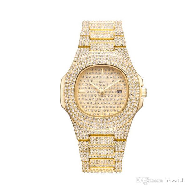 shinning full diamond nautilus men women luxury watch iced out stainless steel clasp quartz movement 41mm male female gift wristwatch, Slivery;brown
shinning full diamond nautilus men women luxury watch iced out stainless steel clasp quartz movement 41mm male female gift wristwatch, Slivery;brown