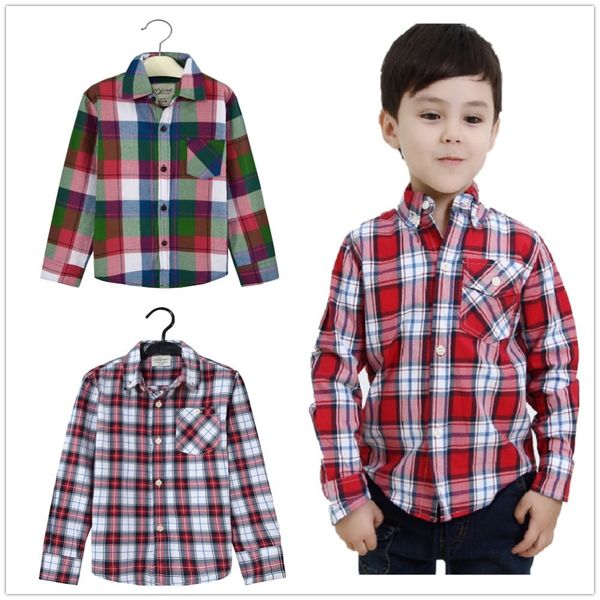 Red Checked Baby Boys Shirts Plaid Children Clothes 2019 Spring Long Shirt Blouses Tops 3-10 Years Kids Tee Shirts Cotton Outfit
Red Checked Baby Boys Shirts Plaid Children Clothes 2019 Spring Long Shirt Blouses Tops 3-10 Years Kids Tee Shirts Cotton Outfit
