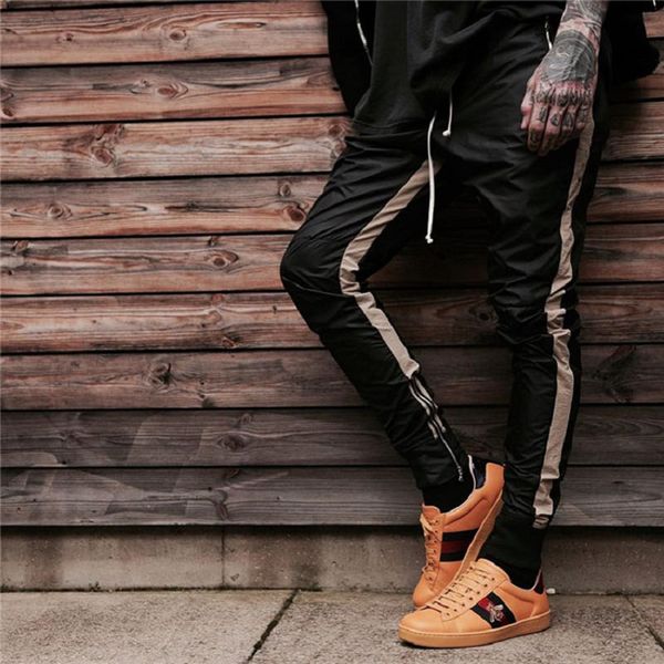 2017 versionfog track pants men zipper pants side zipper casual sweatpants men hiphop jogger, Black
2017 versionfog track pants men zipper pants side zipper casual sweatpants men hiphop jogger, Black