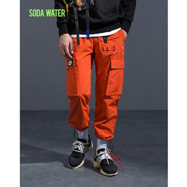 SODA WATER 2018 Spring Autumn Pockets Trousers Fashion Casual Joggers Sweatpants Trend Windbreaker Orange SweatPants 8912WS
SODA WATER 2018 Spring Autumn Pockets Trousers Fashion Casual Joggers Sweatpants Trend Windbreaker Orange SweatPants 8912WS