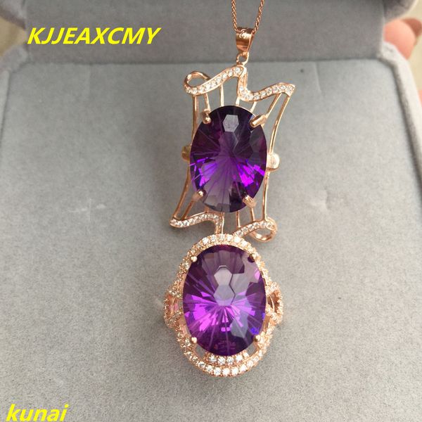 kjjeaxcmy boutique jewels 925 pure silver and amethyst pendant necklace earrings with three sets of jewelry, Black
kjjeaxcmy boutique jewels 925 pure silver and amethyst pendant necklace earrings with three sets of jewelry, Black