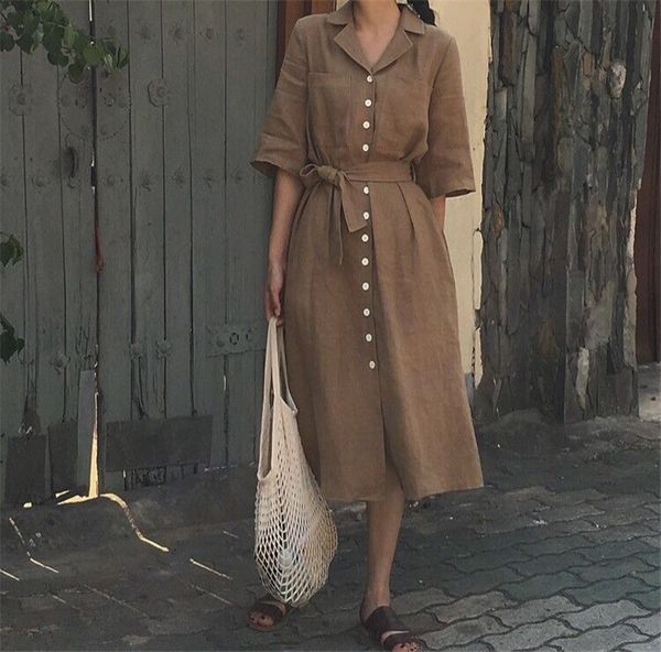 korean vintage summer dress women short sleeve single breasted high waist tunic sashes ladies dresses casual beach midi sukienki, Black;gray
korean vintage summer dress women short sleeve single breasted high waist tunic sashes ladies dresses casual beach midi sukienki, Black;gray