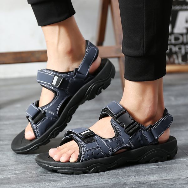 sandals men shoes 2019 gladiator men's sandals roman men shoes summer beach gray black flat large size 39-44
sandals men shoes 2019 gladiator men's sandals roman men shoes summer beach gray black flat large size 39-44