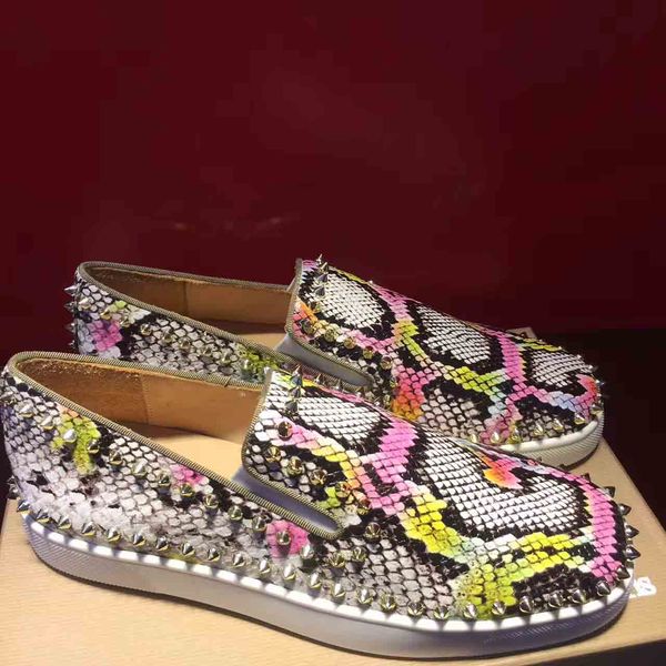 perfect quality fashion red bottom sneakers shoes lover design women,men python leather trainers outdoor leisure junior sneakers walking, Black
perfect quality fashion red bottom sneakers shoes lover design women,men python leather trainers outdoor leisure junior sneakers walking, Black