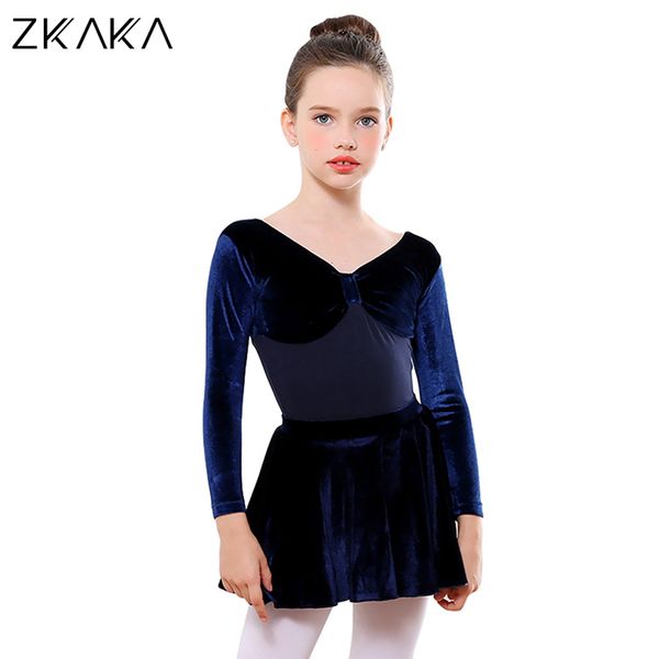 zkaka kids girls' 2pcs dancing set autumn winter gymnastics ballet costume long sleeve leotard + pleated tutu skirt, Black;red
zkaka kids girls' 2pcs dancing set autumn winter gymnastics ballet costume long sleeve leotard + pleated tutu skirt, Black;red