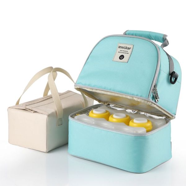 double layer breast milk cooler bag moistureproof backpack adjustable shoulder tote with ice pack feeding bottle for mother
double layer breast milk cooler bag moistureproof backpack adjustable shoulder tote with ice pack feeding bottle for mother