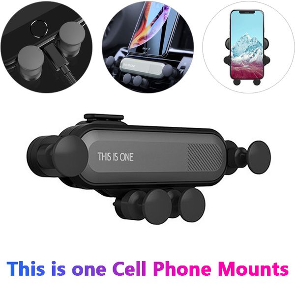 Универсальная автомобильная Air Vent Mount зажим держатель телефона Гравитация кроншт 
Универсальная автомобильная Air Vent Mount зажим держатель телефона Гравитация кроншт