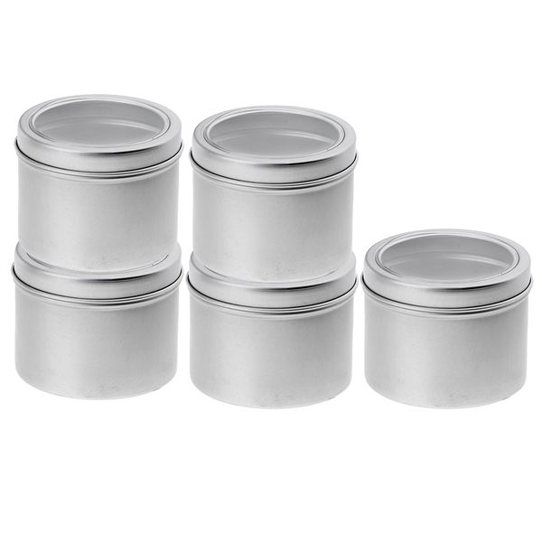 5pcs 100ml aluminium tins container nail art cream make up pots small round tins with lids for diy candle craft jewelry sorting storage
5pcs 100ml aluminium tins container nail art cream make up pots small round tins with lids for diy candle craft jewelry sorting storage