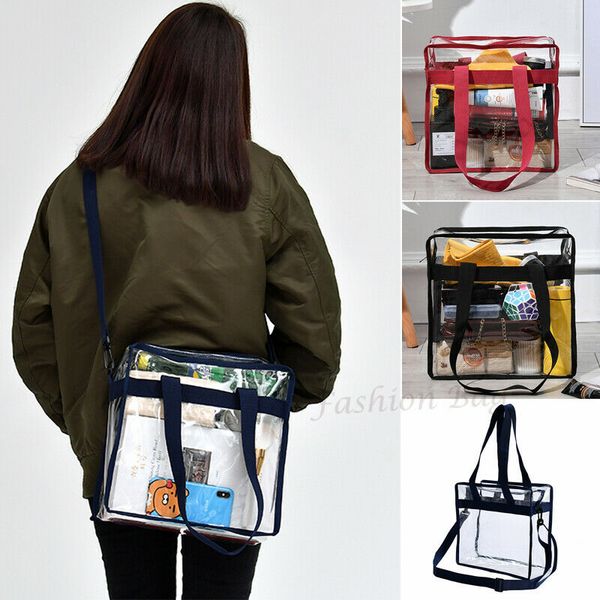 women bags waterproof travel big transparent makeup bag clear pvc tote shoulder crossbody bags /by
women bags waterproof travel big transparent makeup bag clear pvc tote shoulder crossbody bags /by