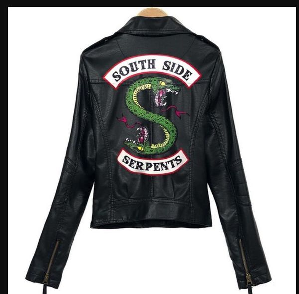south side southside serpents riverdale pu leather hooded red black moto jacket jackets women streetwear snake coat motorcycle
south side southside serpents riverdale pu leather hooded red black moto jacket jackets women streetwear snake coat motorcycle