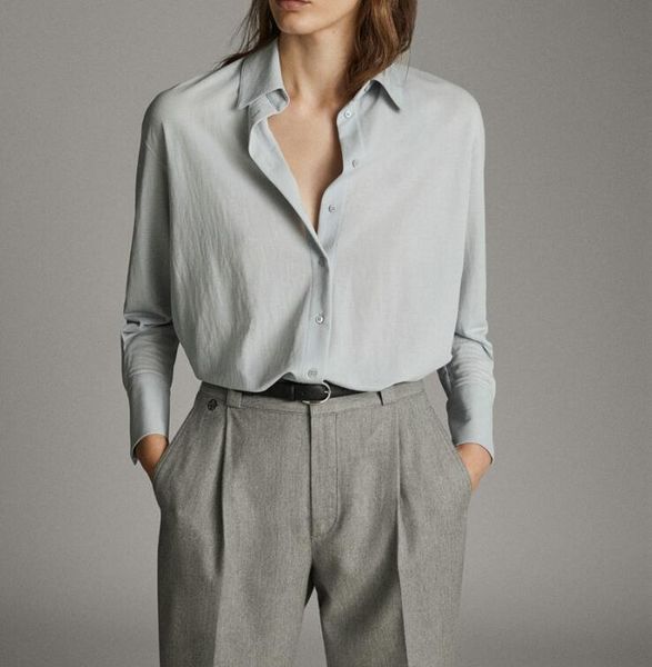 women shirt 2020 spring and summer new shirt fashion casual single-breasted long-sleeved womens and blouses, White
women shirt 2020 spring and summer new shirt fashion casual single-breasted long-sleeved womens and blouses, White