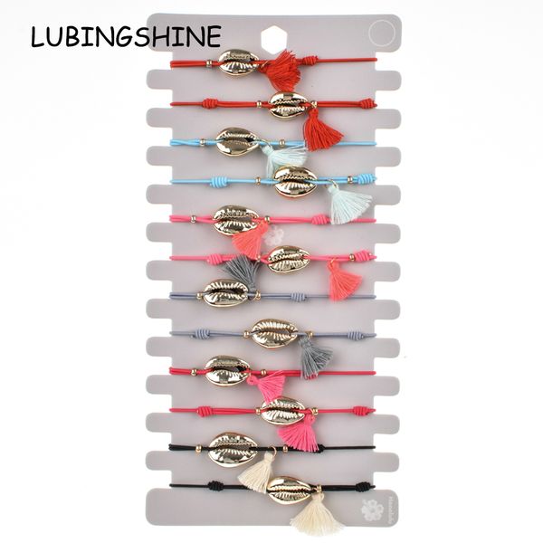 boho 12pcs/lot handmade gold silver shell tassel charms braided bracelet women elastic adjustable rope chain yoga anklet jewelry, Golden;silver
boho 12pcs/lot handmade gold silver shell tassel charms braided bracelet women elastic adjustable rope chain yoga anklet jewelry, Golden;silver
