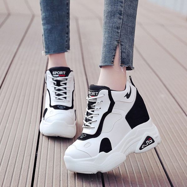 spring thick soles increase in shallow lace color single shoes leisure sports women breathable single shoes, Black;white
spring thick soles increase in shallow lace color single shoes leisure sports women breathable single shoes, Black;white
