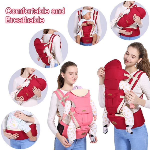 Baby Carrier Wrap Multifunction Baby Carriers Hip Seat Infant Carrier Outdoor Kids Backpacks Toddler Accessories 1-36 Months