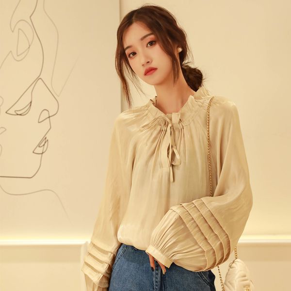 lanmrem 2019 new fashion female's long sleeve shirt women hoodies vestido ruffles pleated bow collar shirt blouse ye53404, Black
lanmrem 2019 new fashion female's long sleeve shirt women hoodies vestido ruffles pleated bow collar shirt blouse ye53404, Black