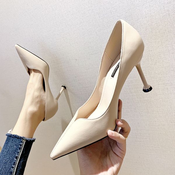 fine heeled shoes work dress professional slim heels branded pumps lace-up slip om shallow mouth sandals ladies 2019 pointed, Black
fine heeled shoes work dress professional slim heels branded pumps lace-up slip om shallow mouth sandals ladies 2019 pointed, Black