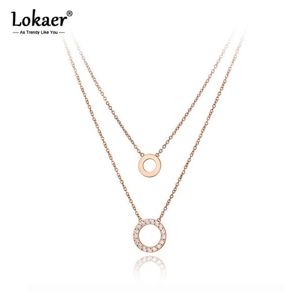 lokaer new stainless steel double-layer double circle charm choker necklace bohemia cz crystal pendant necklace for women n20113, Golden;silver
lokaer new stainless steel double-layer double circle charm choker necklace bohemia cz crystal pendant necklace for women n20113, Golden;silver