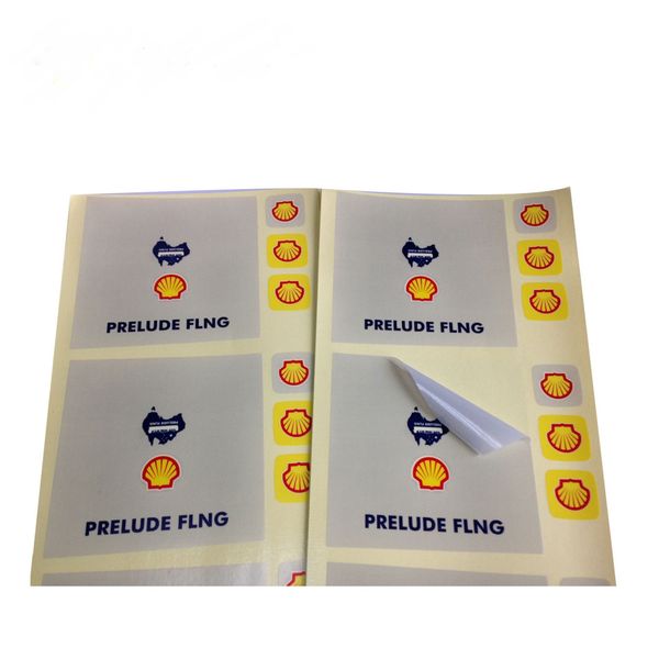 Factory Directly Provide Price Washing Bottle Out Packing Waterproof Logo Sticker
