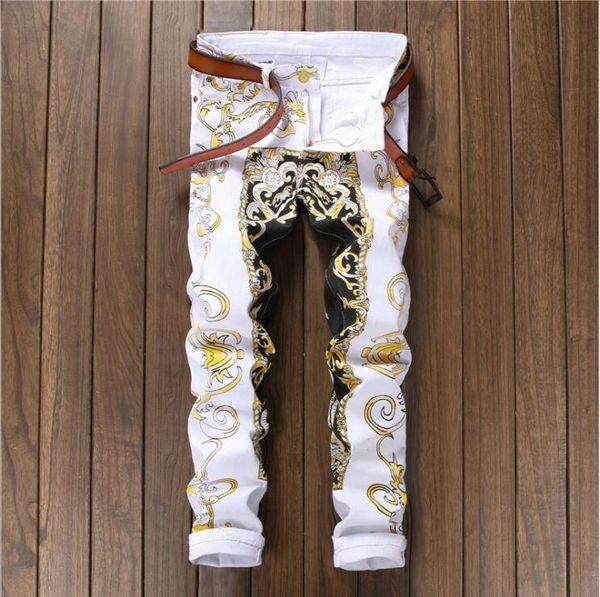 new printed skinny biker jeans men stretch hip hop slim mens denim jeans casual street fashion jogger pants male trousers white, Black
new printed skinny biker jeans men stretch hip hop slim mens denim jeans casual street fashion jogger pants male trousers white, Black