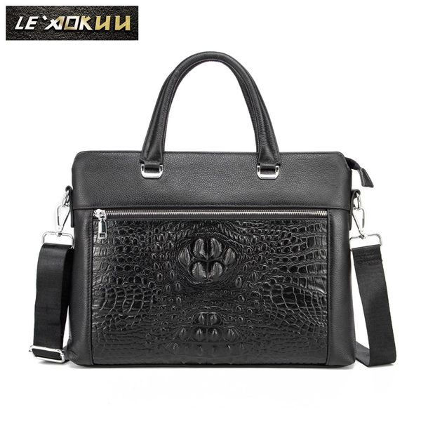 original leather black fashion design men briefcase business 15" computer lapcase attache messenger bag portfolio 7240
original leather black fashion design men briefcase business 15" computer lapcase attache messenger bag portfolio 7240