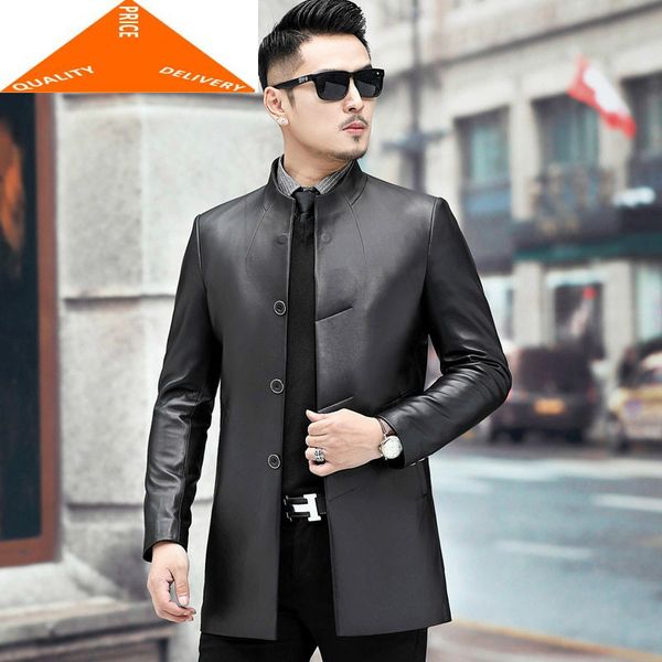 leather jacket genuine men fashion autumn coat male 2020 korean slim fit real sheepskin coats streetwear jackets 9292069a, Black
leather jacket genuine men fashion autumn coat male 2020 korean slim fit real sheepskin coats streetwear jackets 9292069a, Black