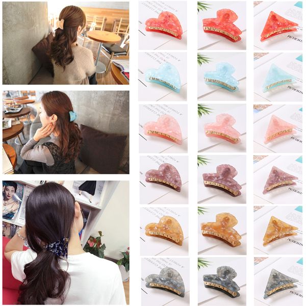 18 color hair clips fashion acrylic bright acetic acid hairpin boutique women's grabbing clip, Golden;silver
18 color hair clips fashion acrylic bright acetic acid hairpin boutique women's grabbing clip, Golden;silver