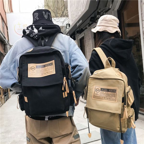 корейская версия рюкзака холст сумка мужской моды британский колледж ветер младший школьник путешествия рюкзак женский
корейская версия рюкзака холст сумка мужской моды британский колледж ветер младший школьник путешествия рюкзак женский