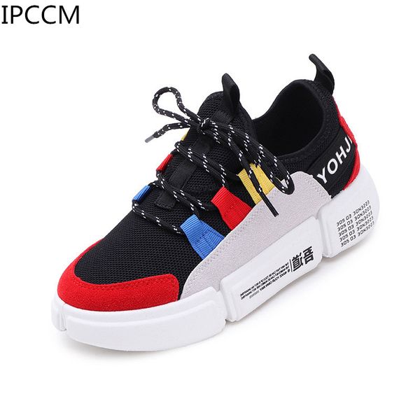 new hot sale in spring 2019 casual wild trend sports absorption light breathable personality lady's dad shoes, Black
new hot sale in spring 2019 casual wild trend sports absorption light breathable personality lady's dad shoes, Black