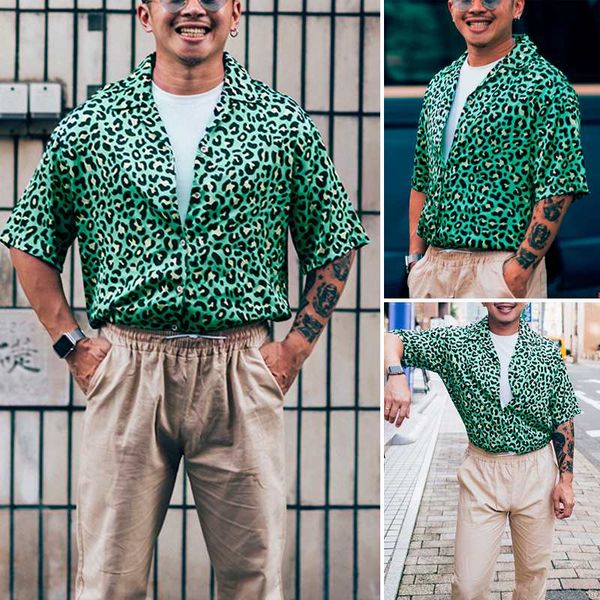 men's casual shirts 2021 men summer printed short sleeve lapel shirt korean harajuku style blouse fashion hawaiian vacation camisa 5xl, White;black
men's casual shirts 2021 men summer printed short sleeve lapel shirt korean harajuku style blouse fashion hawaiian vacation camisa 5xl, White;black