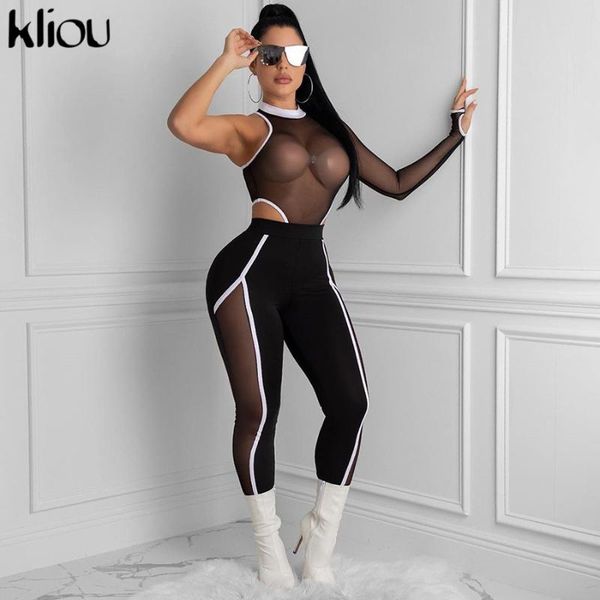 kliou mesh spliced 2 piece set women asymmetry sleeve bodysuit+ bodysuit leggings slim outfit elastic partywear clothes, White
kliou mesh spliced 2 piece set women asymmetry sleeve bodysuit+ bodysuit leggings slim outfit elastic partywear clothes, White
