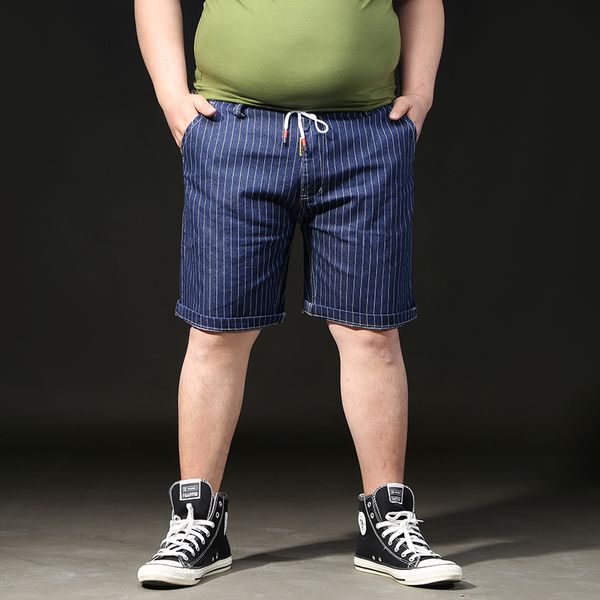 men's summer denim shorts men straight casual loose large size short jeans cotton striped denim shorts elastic waist 6xl, Blue
men's summer denim shorts men straight casual loose large size short jeans cotton striped denim shorts elastic waist 6xl, Blue