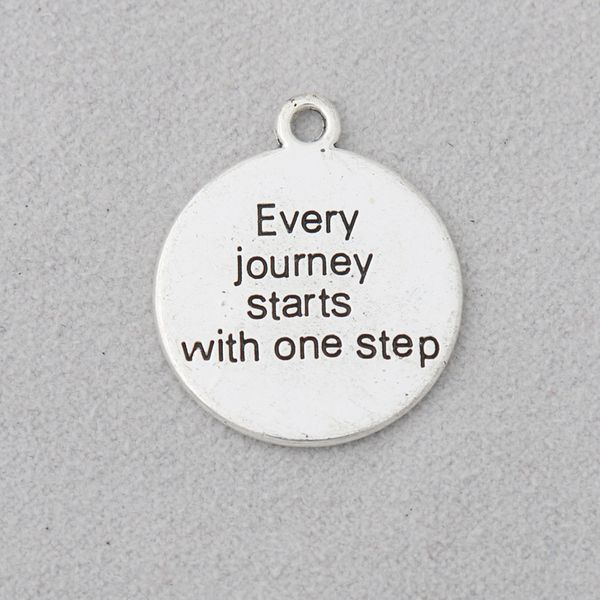 wholesale fashion antique silver plated fashion alloy every journey starts with one step round message charms 22*25mm 50pcs aac1961, Bronze;silver
wholesale fashion antique silver plated fashion alloy every journey starts with one step round message charms 22*25mm 50pcs aac1961, Bronze;silver