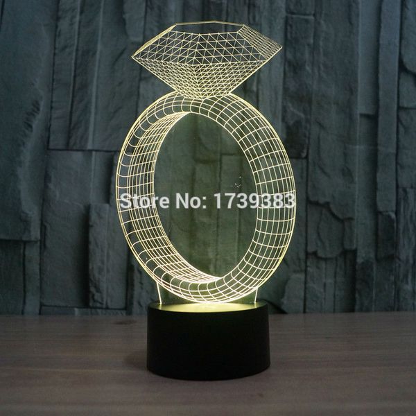 7 color change desk lamp led table light intelligent remote control 3d illusion ring with diamond night light effect model
7 color change desk lamp led table light intelligent remote control 3d illusion ring with diamond night light effect model