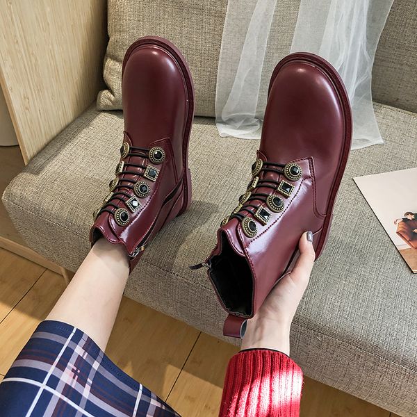 women's rubber boots fashion womens shoes 2019 flat heel booties ladies round toe low heels booties boots-women zipper winter, Black
women's rubber boots fashion womens shoes 2019 flat heel booties ladies round toe low heels booties boots-women zipper winter, Black