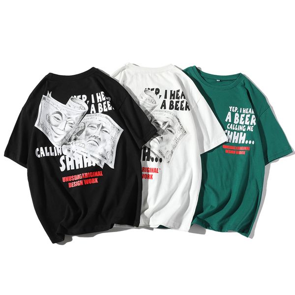 men's short sleeves loose casual men's printed short sleeves monogrammed t-shirt - sleeved t-shirts hip hop, White;black
men's short sleeves loose casual men's printed short sleeves monogrammed t-shirt - sleeved t-shirts hip hop, White;black